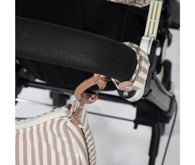 Sac Crossbody Gondola Praliné Rayures Moka