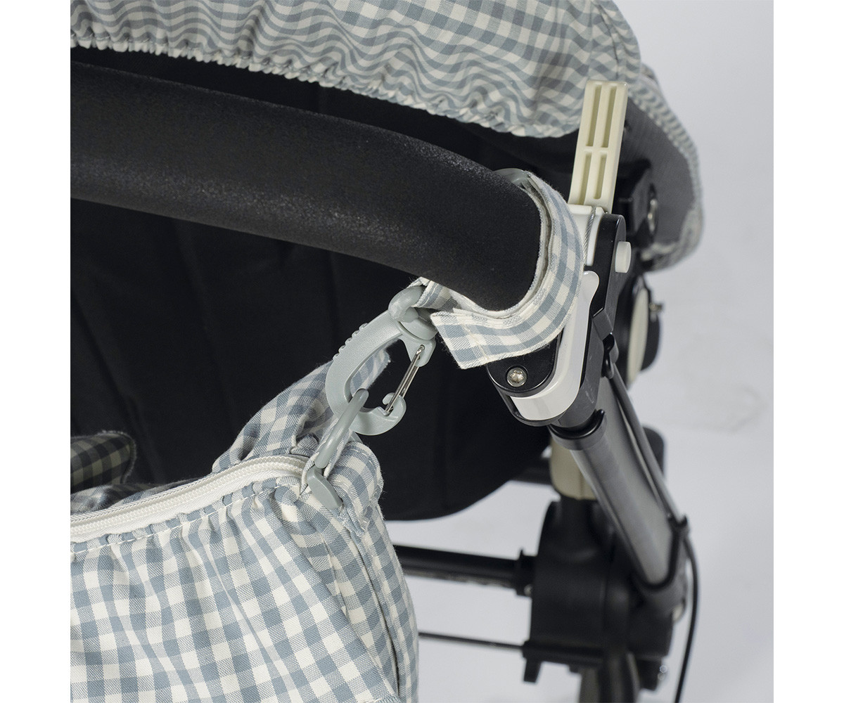 Crossbody Gondola Bag Matcha Gingham Praliné