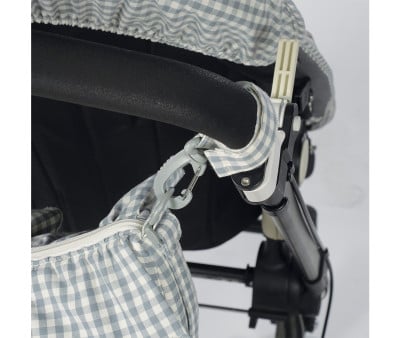 Crossbody Gondola Bag Matcha Gingham Praliné