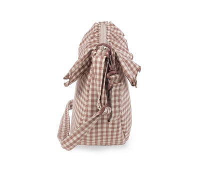 Crossbody Gondola Bag Moka Gingham Praliné
