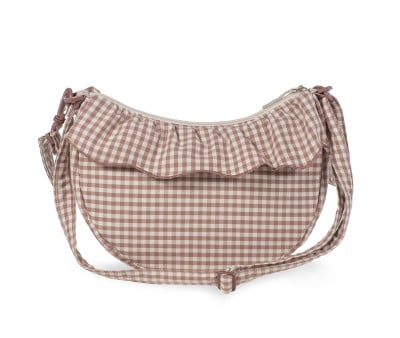 Crossbody Gondola Bag Moka Gingham Praliné
