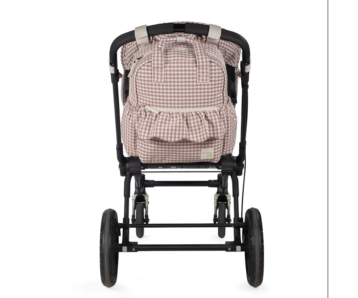 Mochila Praliné Vichy Moka