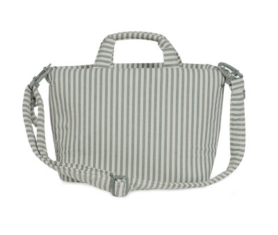 Bolsa Canastilla Praliné Rayas Matcha