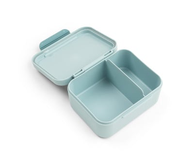 Small Lunch Box + 2 Mini Forks Tiny Farm Blue