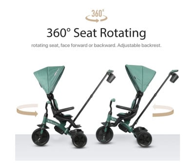 Triciclo Evolutivo Elite Platinum 6 en 1 Verde