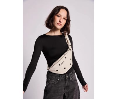 Organic Cotton Waist Bag Olivia Polka Dot