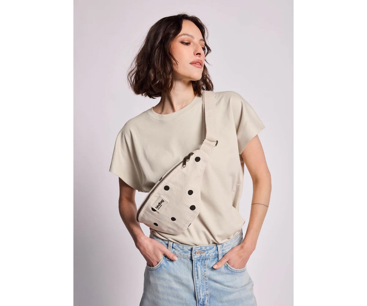 Organic Cotton Waist Bag Olivia Polka Dot
