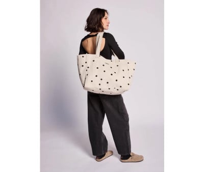 Borsa Tote Claude Cotone Organico Polka Dot