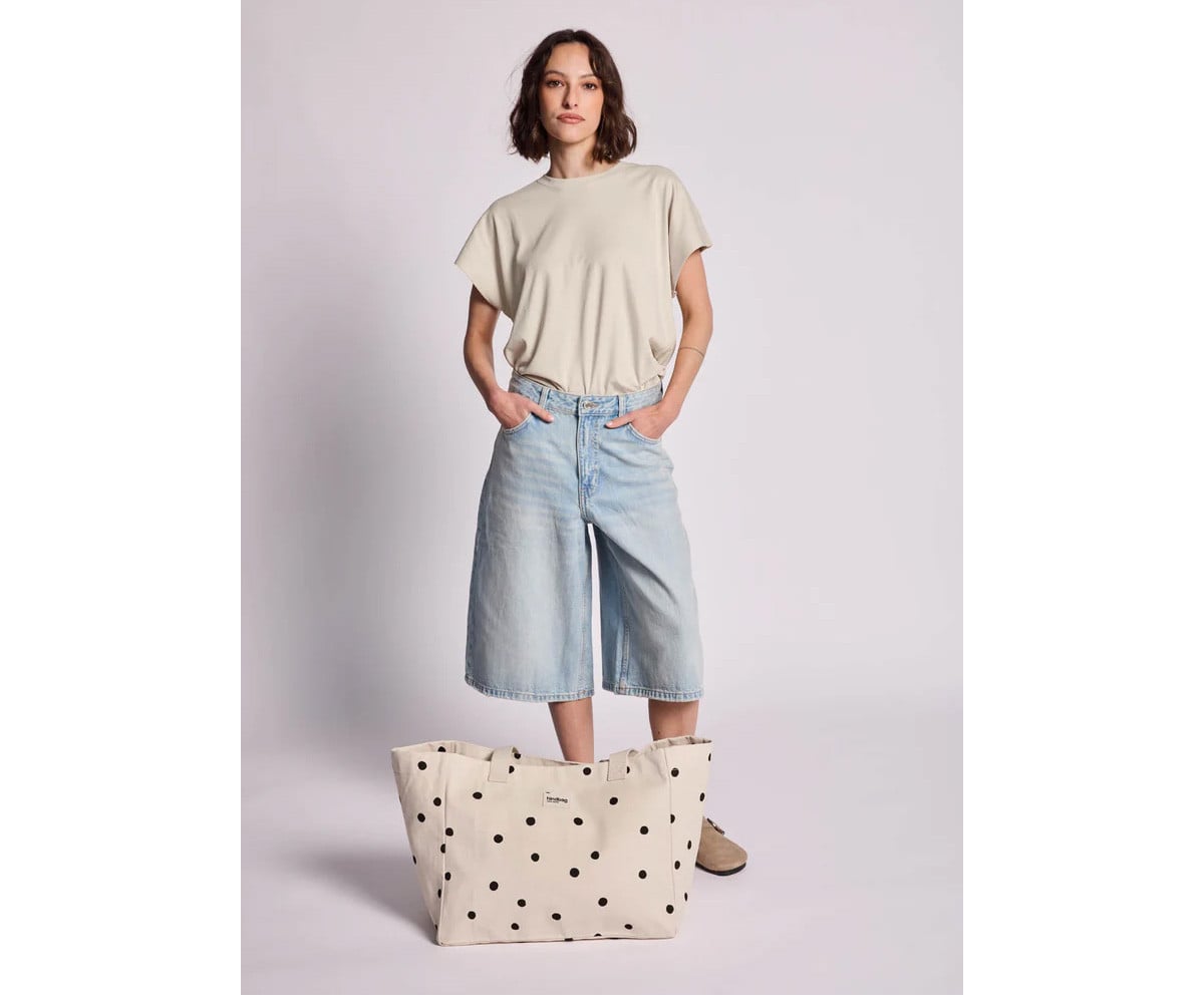 Borsa Tote Claude Cotone Organico Polka Dot