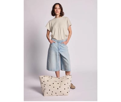 Borsa Tote Claude Cotone Organico Polka Dot