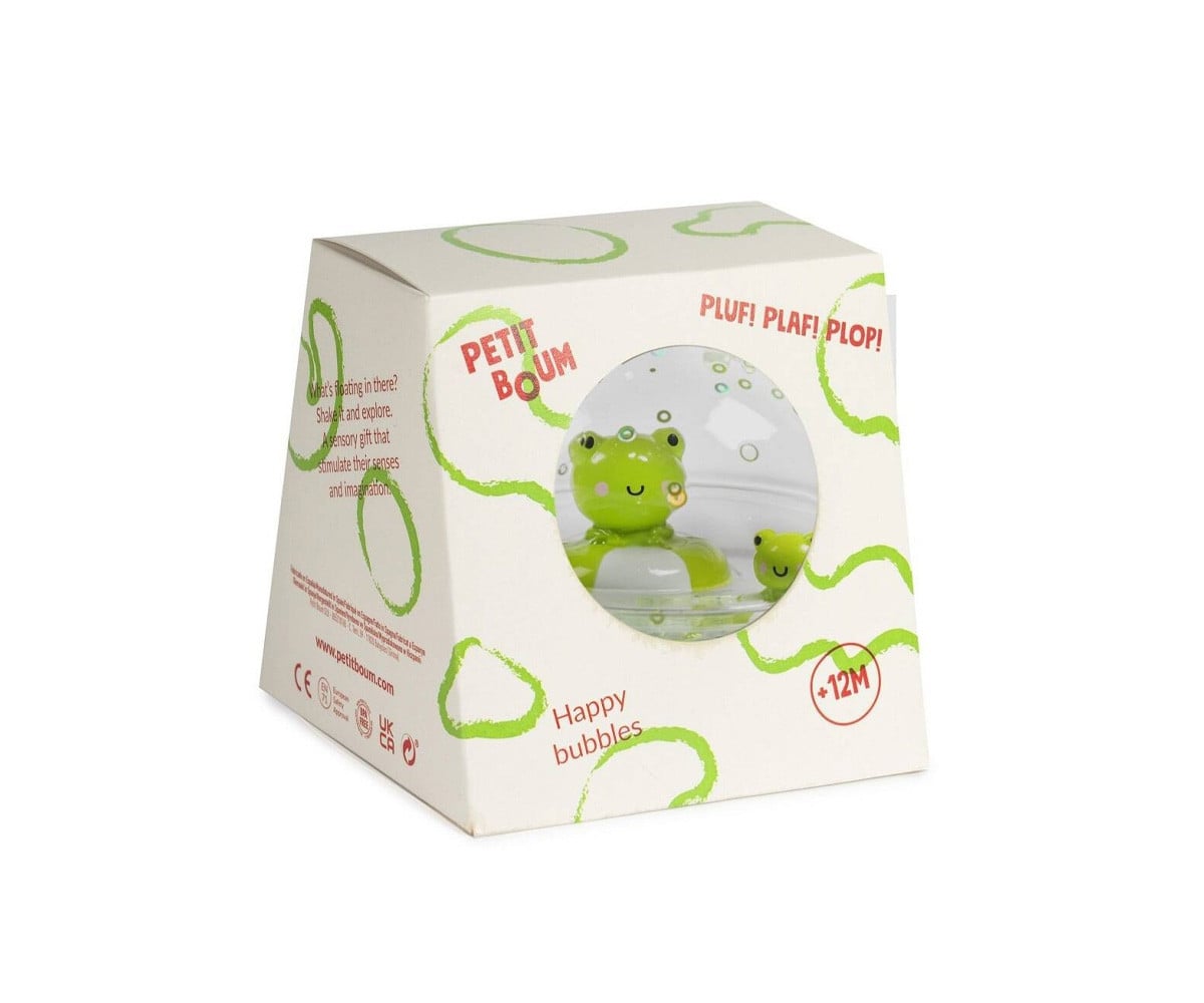Jouet de Bain Balle Sensorielle Happy Bubbles Froggies