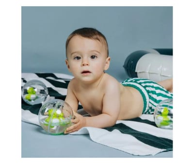 Jouet de Bain Balle Sensorielle Happy Bubbles Froggies