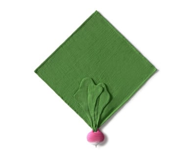 Doudou Anneau de Dentition Personnalisable Ramona the Radish