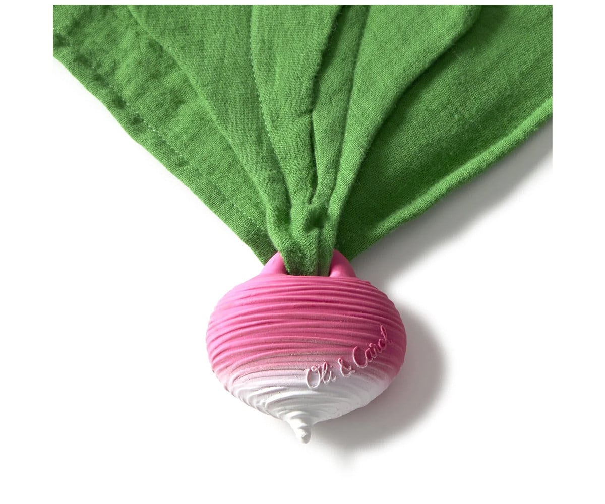 Doudou Anneau de Dentition Personnalisable Ramona the Radish