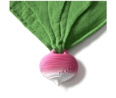 Doudou Anneau de Dentition Personnalisable Ramona the Radish