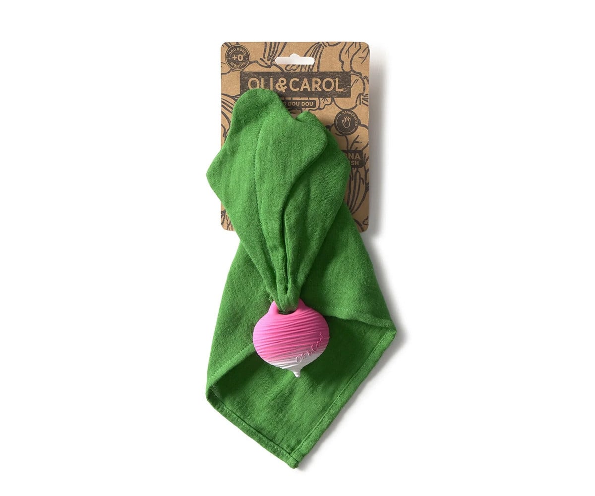 Doudou Anneau de Dentition Personnalisable Ramona the Radish