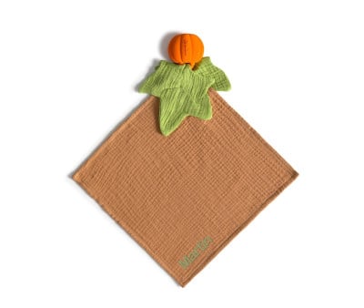 Doudou Anneau de Dentition Personnalisable Pipa the Pumpkin
