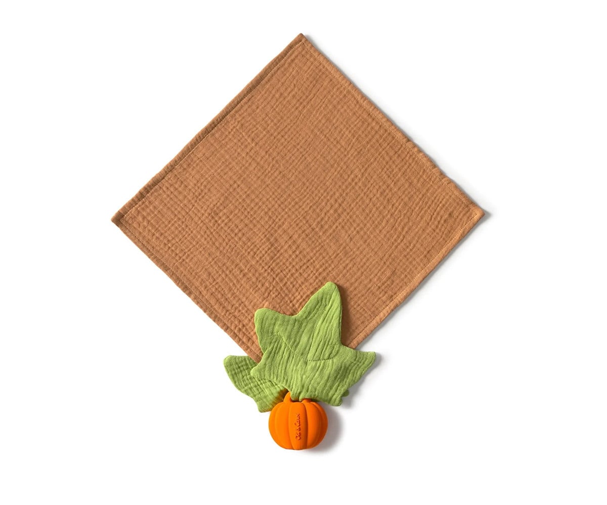 Doudou Anneau de Dentition Personnalisable Pipa the Pumpkin