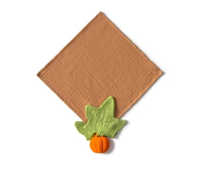 Doudou Anneau de Dentition Personnalisable Pipa the Pumpkin