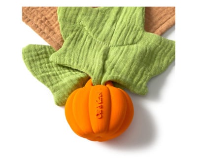 Doudou Anneau de Dentition Personnalisable Pipa the Pumpkin
