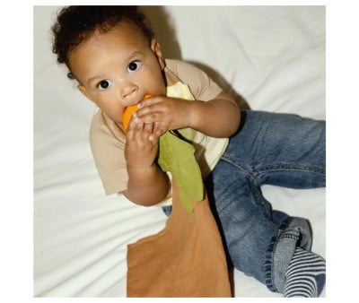 Doudou Anneau de Dentition Personnalisable Pipa the Pumpkin