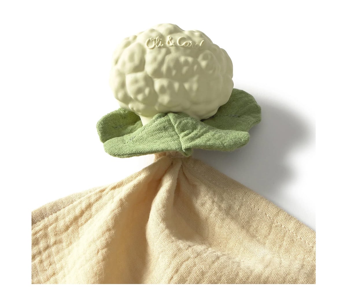 Doudou Anneau de Dentition Personnalisable Chloe the Cauliflower