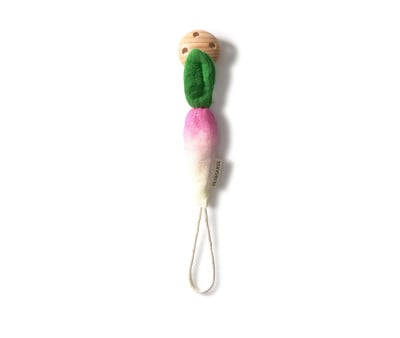 Pacifier Clip Ramona the Radish