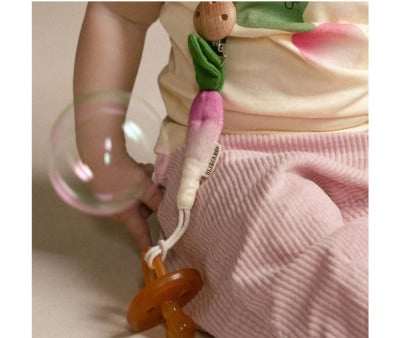 Pacifier Clip Ramona the Radish