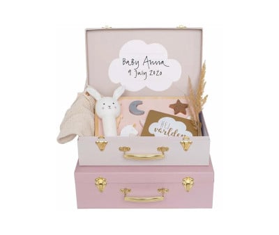 Set 3 Valigette Storage Rosa