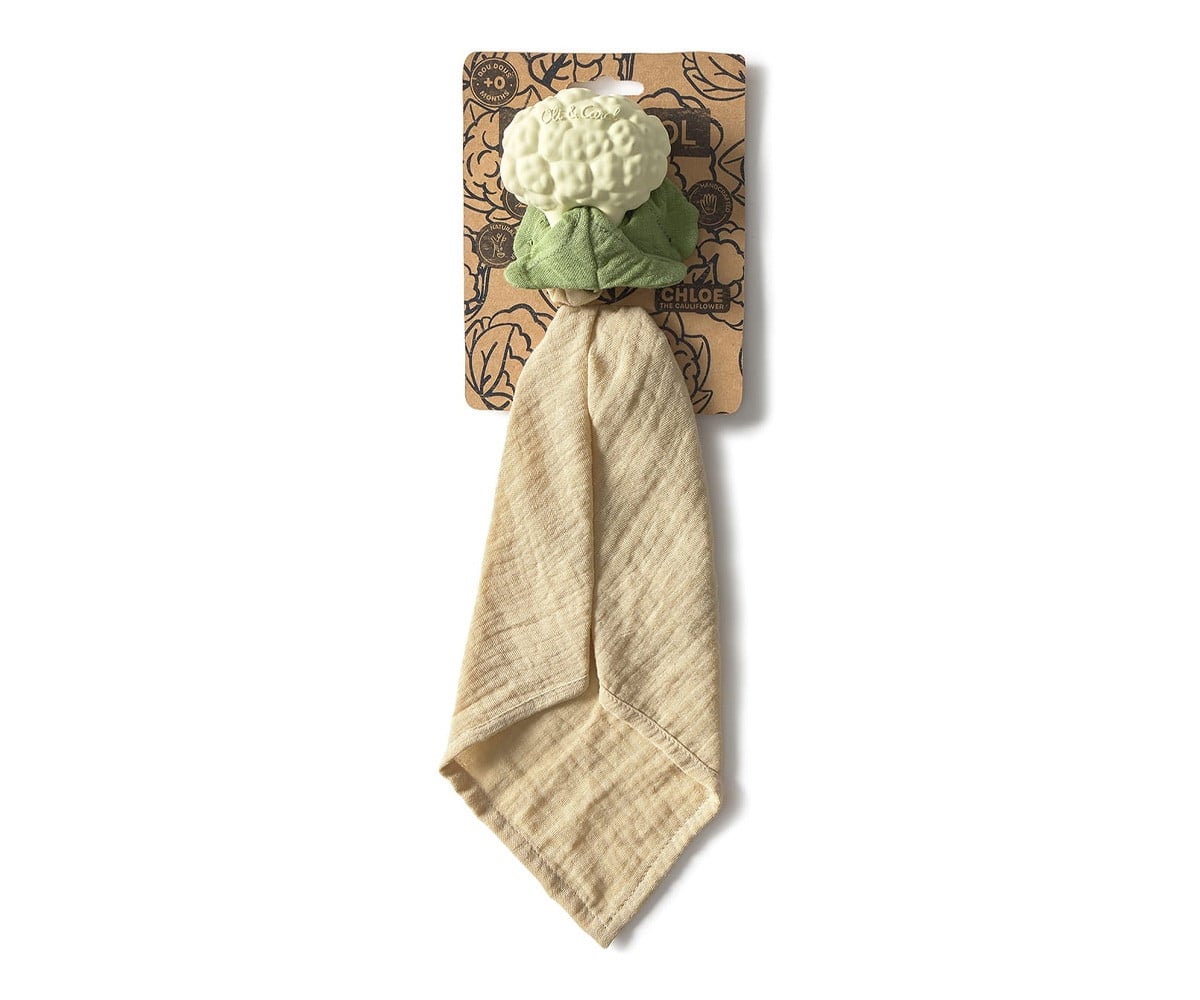 Doudou Anneau de Dentition Personnalisable Chloe the Cauliflower