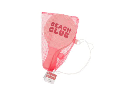 Neoprene Beach Paddles with Ball Stripes Bloom & Blush