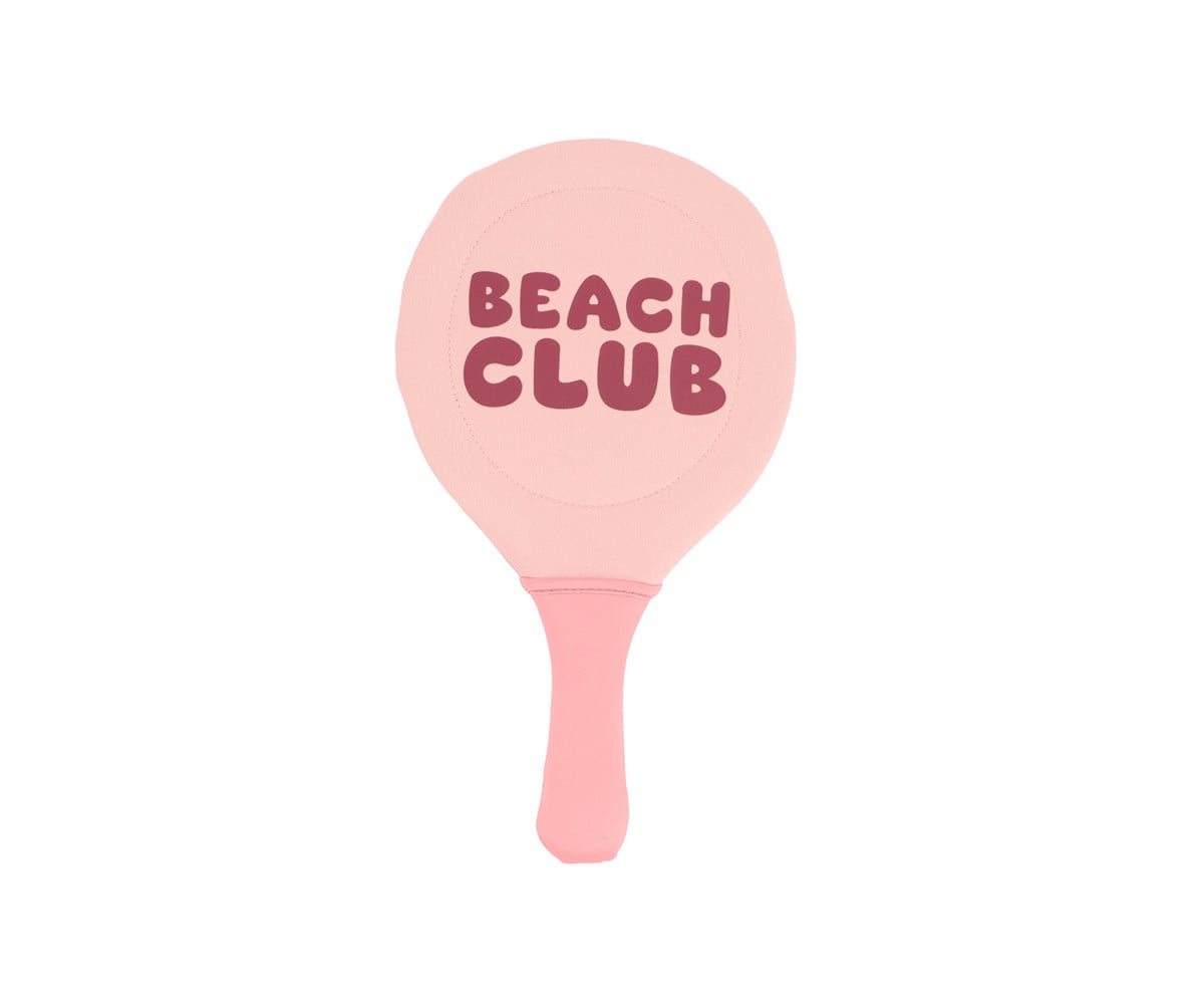 Neoprene Beach Paddles with Ball Stripes Bloom & Blush