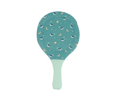 Palas de Playa Neopreno Whale Teal con Pelota