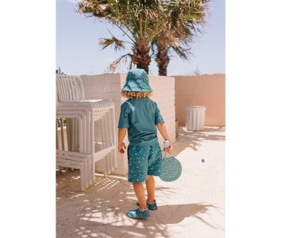 Palas de Playa Neopreno Whale Teal con Pelota