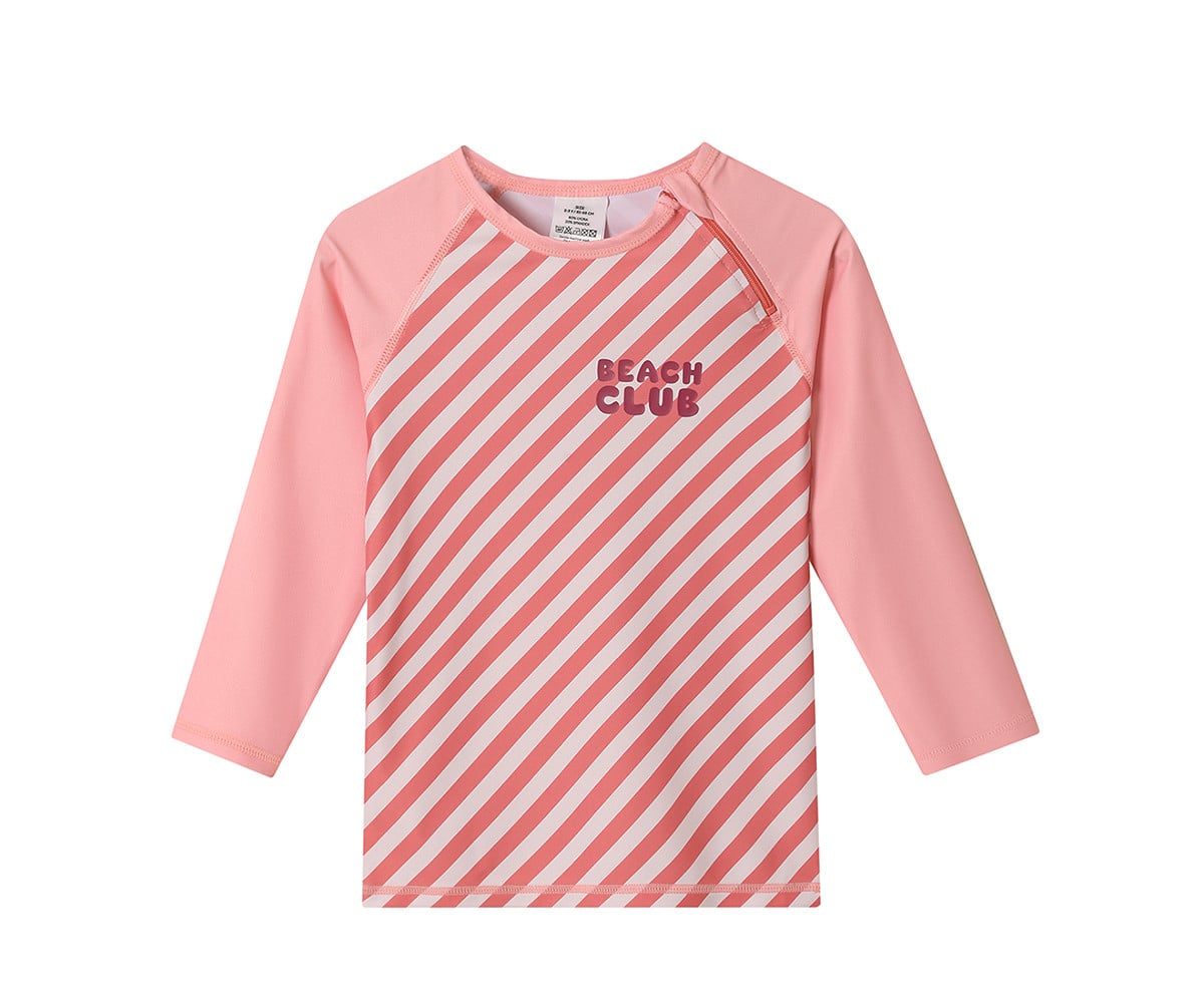 Camiseta Protección Solar Manga Larga Stripes Bloom & Blush