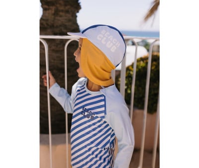 Gorro Playa Bebé Stripes Blues & Beyond