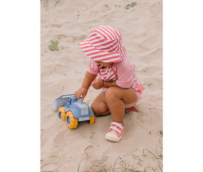 Cappello Reversibile Stripes Bloom & Blush