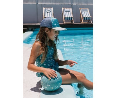 Casquette Whale Teal