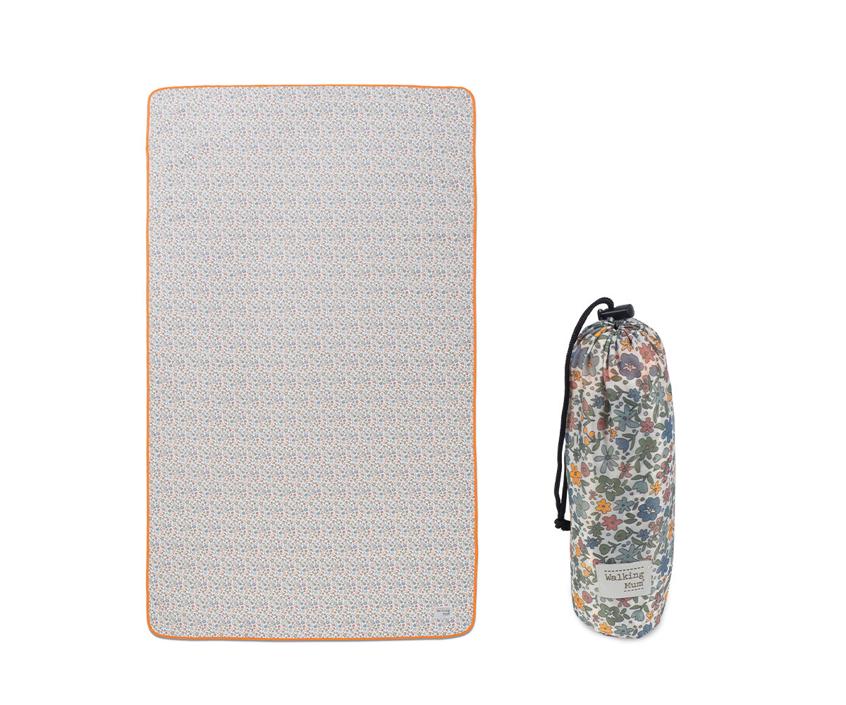 Serviette de Plage Summer Flowers Personnalisable