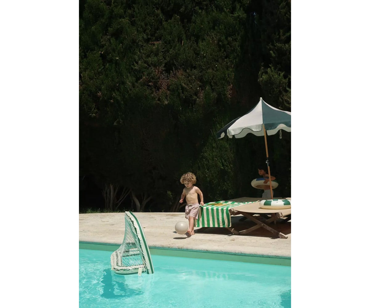 Inflatable Floating Goal Green Stripe