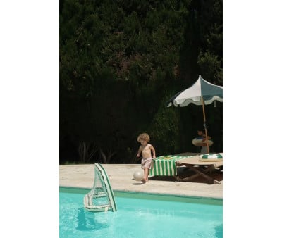 Inflatable Floating Goal Green Stripe