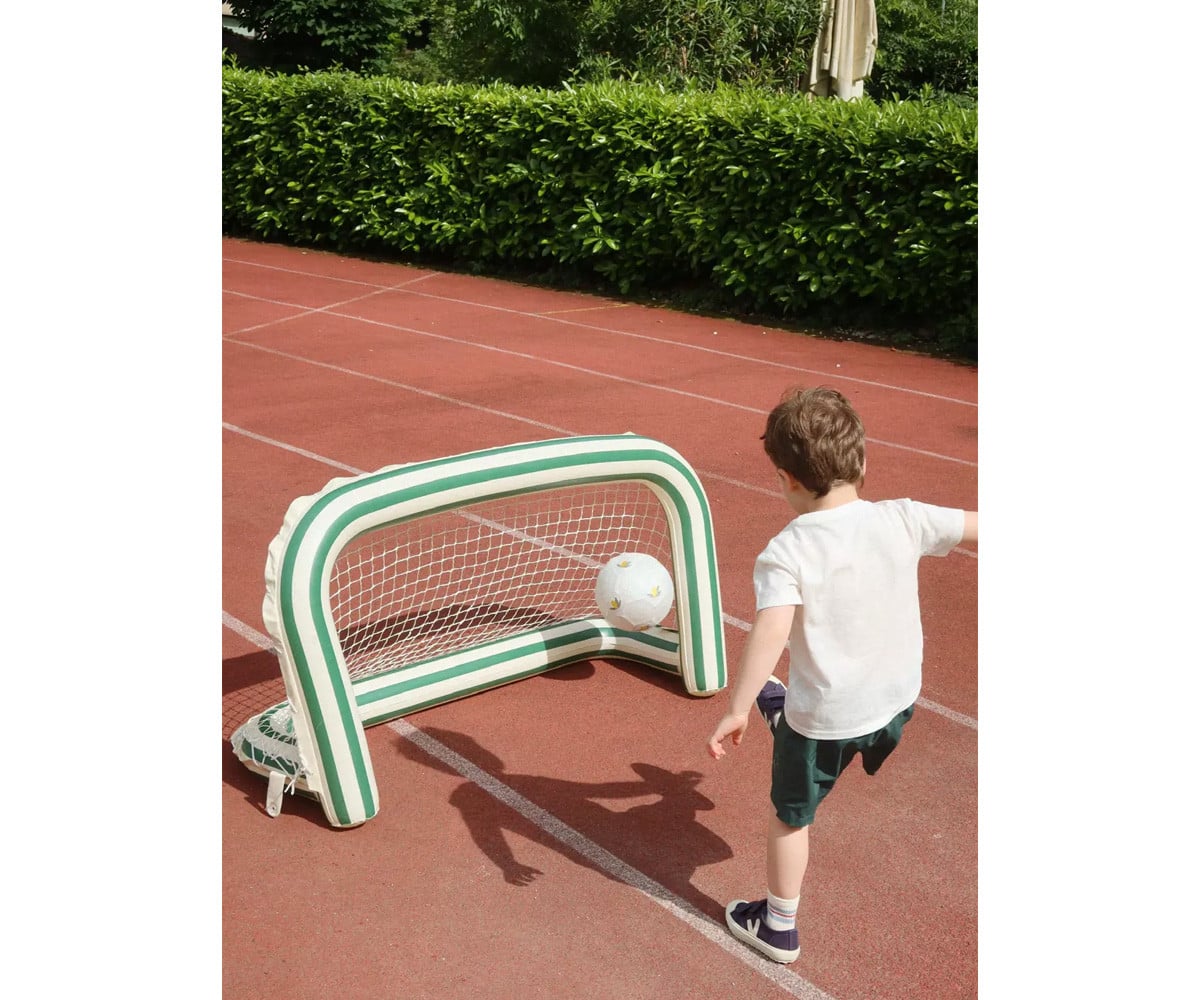 Inflatable Floating Goal Green Stripe