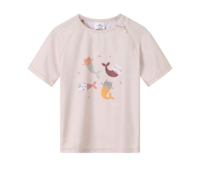 T-Shirt Nuoto Protezione Solare Mermaid Cats