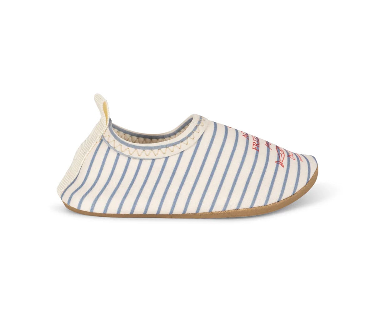 Sapatinhos Antiderrapantes Aster Stripe Blue