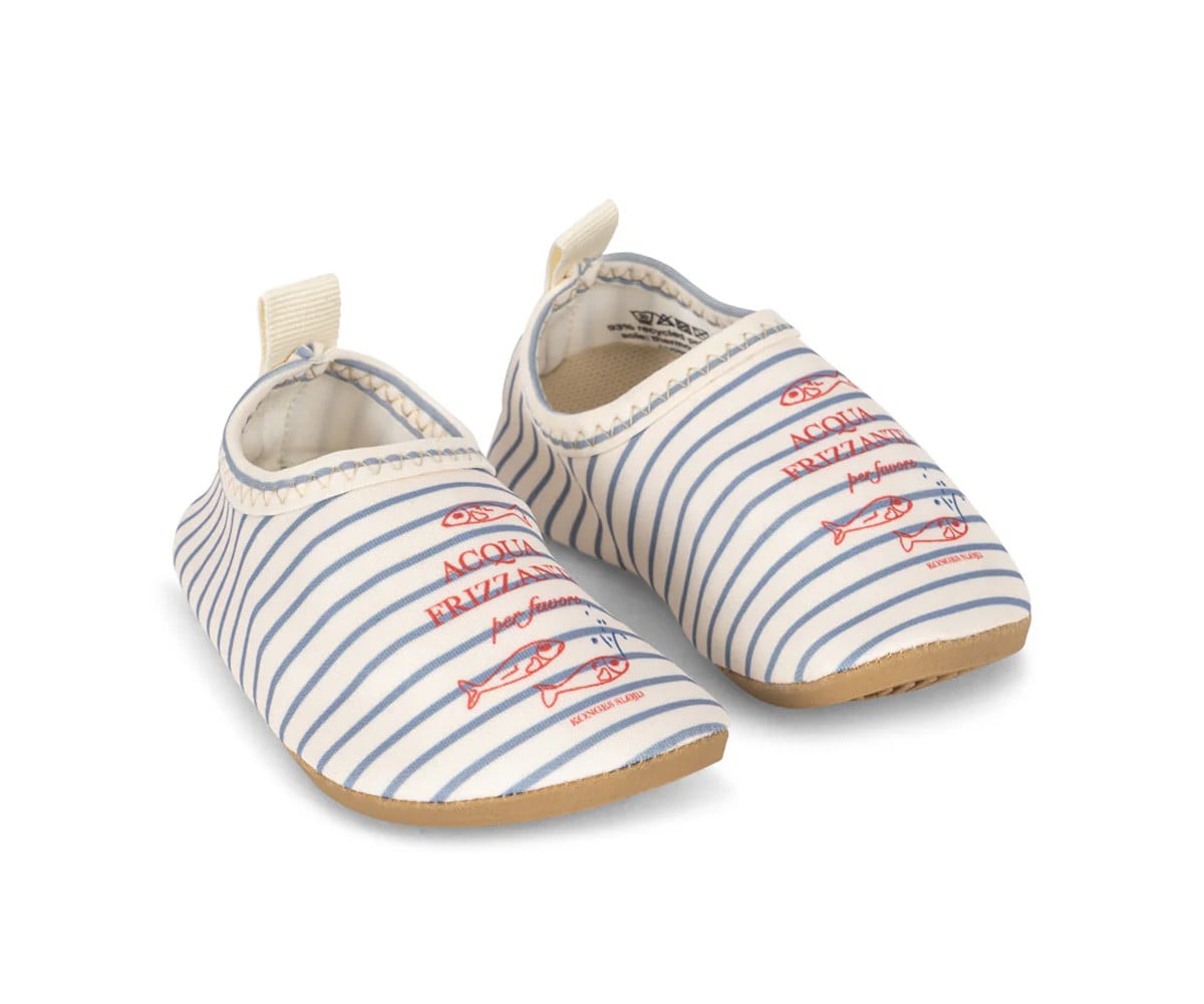 Sapatinhos Antiderrapantes Aster Stripe Blue