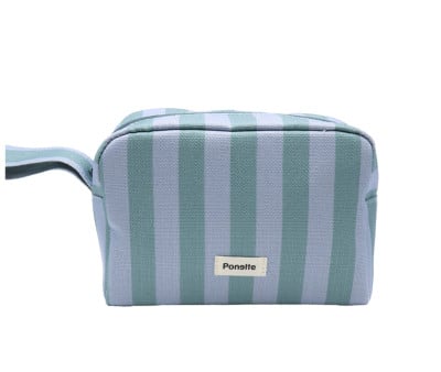 Trousse de Toilette Menorca à Rayures Bleue