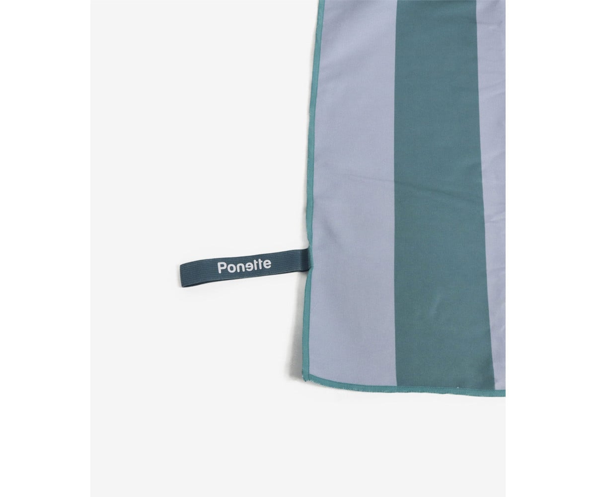 Serviette de Plage Menorca Personnalisable Bleue