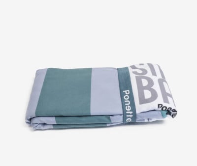 Serviette de Plage Menorca Personnalisable Bleue