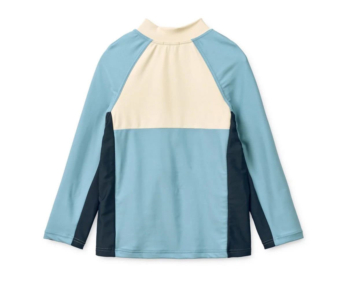 Camiseta de Proteção Solar Manga Comprida Oluf Beach Blue Mix