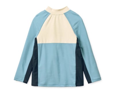 Camiseta de Proteção Solar Manga Comprida Oluf Beach Blue Mix